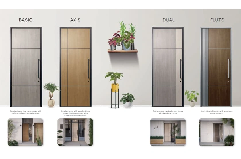 pintu aluminium mewah