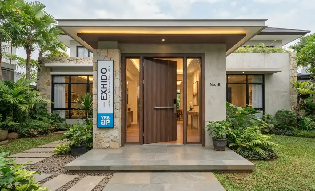 model pintu aluminium Exhido