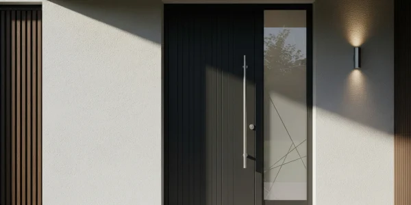 Inspirasi Rumah Industrial Kusen Aluminium Hitam Doff