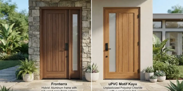 Pintu Fronterra vs uPVC