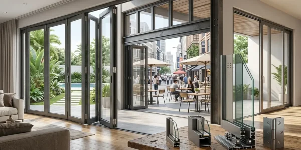 harga folding door aluminium