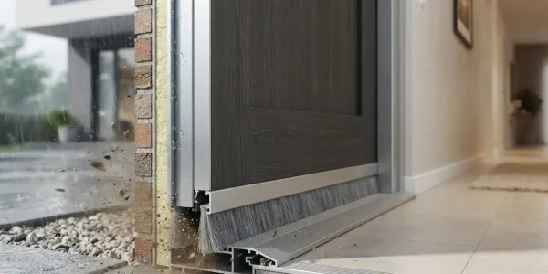 memilih pintu kayu aluminium