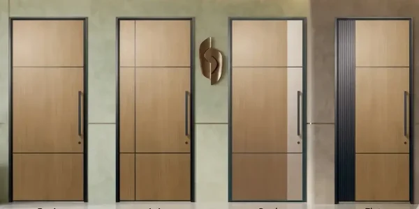 model pintu Fronterra aluminium kayu