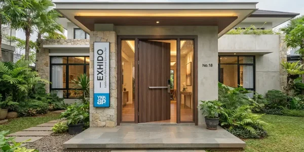 model pintu aluminium Exhido